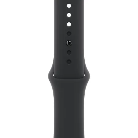 Apple Watch Series 11 46mm Aluminum Space Gray Case Black Sport Band S/M